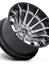Fuel FC403 Burn Wheel 24x12 6x135 -44mm Chrome w/ Gloss Black Lip                                     - FC403PB24126344N - Image 2