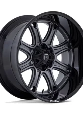FUEL Off-Road Darkstar Wheel 20x10 8x180 -18mm Matte Gunmetal w/Black Lip                                     - FC853AB20108818N - Image 3