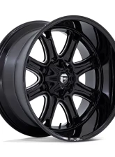 FUEL Off-Road Darkstar Wheel 20x10 Blank -18mm Gloss Black Milled                                     - FC853BE20100018N - Image 3