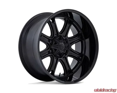 FUEL Off-Road Darkstar Wheel 20x10 6x135/6x139.7 -18mm Matte Black w/Gloss Black Lip - FC853MB20106718N