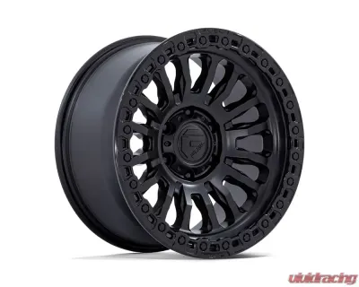 FUEL FC857 Rincon Wheel 17x9 5x127 | 5x5 -12mm Matte Black w/ Gloss Black Lip - FC857MB17905012N