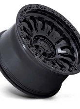 FUEL FC857 Rincon Wheel 17x9 6x139.7 25mm Matte Black w/ Gloss Black Lip                                     - FC857MB17906825 - Image 2
