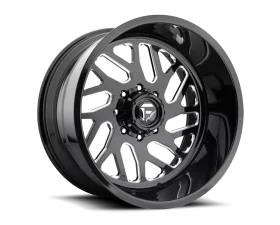 FUEL Mono DD29 FF29 Wheel 20x10 6x135 -25 Gloss Black Milled