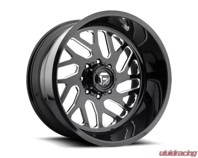 FUEL Mono DD29 FF29 Wheel 20x10 6x135 -25 Gloss Black Milled - DE2920008945L