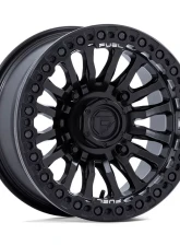 FUEL FV125 Rincon UTV Beadlock Wheel 15x7 4x156 10mm Blackout                                     - FV125MX15704410 - Image 3