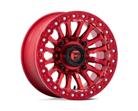 FUEL FV125 Rincon UTV Beadlock Wheel 15x7 4x110 10mm Candy Red