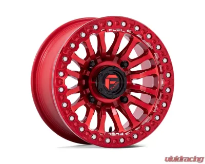 FUEL FV125 Rincon UTV Beadlock Wheel 15x7 4x110 10mm Candy Red - FV125QX15704010