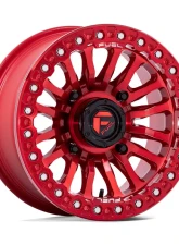 FUEL FV125 Rincon UTV Beadlock Wheel 15x7 4x156 10mm Candy Red                                     - FV125QX15704410 - Image 3