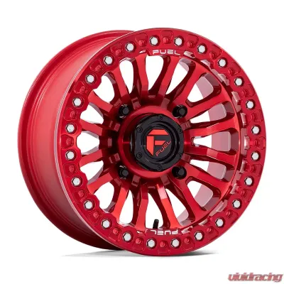 FUEL FV125 Rincon UTV Beadlock Wheel 15x7 4x156 10mm Candy Red - FV125QX15704410