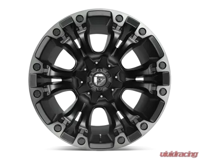 FUEL Off-Road D851 Vapor Wheel 20x10 6x135/6x139.7 -18mm Matte Black Gray Tint - D85120009846A