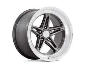American Racing VN514 Groove Wheel 18x7 5x120.65 0mm Anthracite w/Diamond Cut Lip
