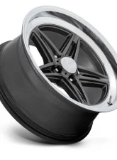 American Racing VN514 Groove Wheel 20x10 5x120.65 -20mm Anthracite w/Diamond Cut Lip                                     - VN514AD20103420N - Image 2