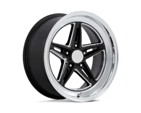 American Racing VN514 Groove Wheel 20x10 5x120.65 6mm Gloss Black Milled w/Diamond Cut Lip
