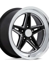 American Racing VN514 Groove Wheel 20x10 5x120.65 -20mm Gloss Black Milled w/Diamond Cut Lip                                     - VN514BE20103420N - Image 2