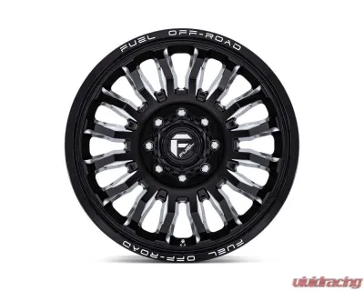 Fuel D868 ARC Dually Wheel 20x8.25 8X165.1 -227 Gloss Black Milled - D86820827245