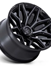 Fuel Flux Wheel 22x10 8x170 Gloss Black Brushed Face w/ Gray Tint                                     - FC854BT22108718N - Image 2