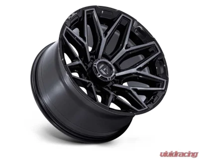 Fuel Flux Wheel 22x10 8x165.1 Gloss Black Brushed Face w/ Gray Tint - FC854BT22108018N