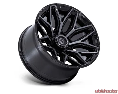 Fuel Flux Wheel 20x10 8x180 Gloss Black Brushed Face w/ Gray Tint - FC854BT20108818N