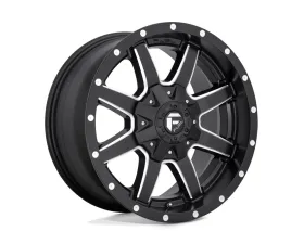 FUEL D538 Maverick Black & Milled 1-Piece Cast Wheel 20x8.25 8x165.1 122mm
