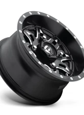 FUEL UTV D567 Lethal Black & Milled 1-Piece Cast Wheel 14x7 4x156 13mm                                     - D5671470A544 - Image 2