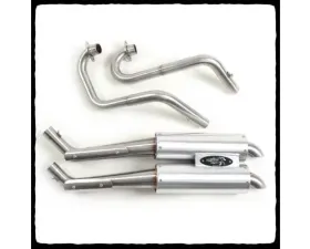 Barkers Performance Full Dual Exhaust System Yamaha Grizzly 550 2008-2014
