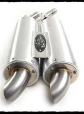 Barkers Performance Full Dual Exhaust System Yamaha Grizzly 550 2008-2014                                     - 7AYE-550GRIZ-DL-08-14 - Image 6