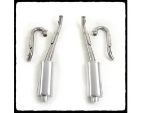 Barkers Performance Full Dual Exhaust System w/ Strap Kit Yamaha Raptor 700 2006-2014