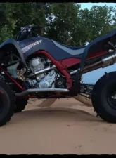 Barkers Performance Full Dual Exhaust System w/ Strap Kit Yamaha Raptor 700 2006-2014                                     - 7AYE-700DL-INFR-06-14 - Image 11