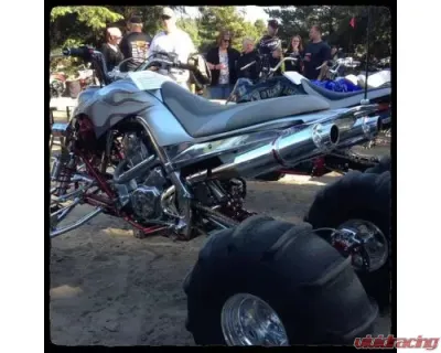 Barkers Performance Big Bore Full Dual Exhaust System Yamaha Raptor 700 2006-2014 - 7AYE-700DL-INFR-STEP