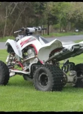 Barkers Performance Big Bore Full Dual Exhaust System Yamaha Raptor 700 2006-2014                                     - 7AYE-700DL-INFR-STEP - Image 2