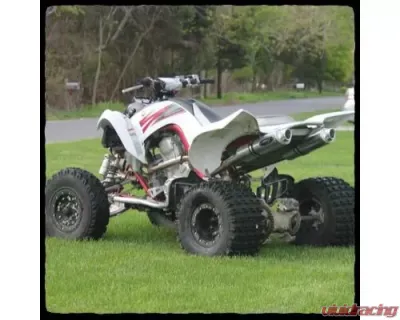 Barkers Performance Big Bore Full Dual Exhaust System Yamaha Raptor 700 2006-2014 - 7AYE-700DL-INFR-STEP