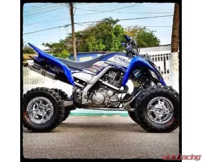 Barkers Performance Big Bore Full Dual Exhaust System Yamaha Raptor 700 2006-2014 - 7AYE-700DL-INFR-STEP