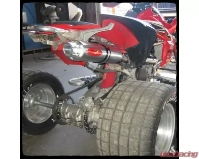 Barkers Performance Full Single Exhaust Kawasaki KFX 450 All Models - 7AKE-KFX450-INFR