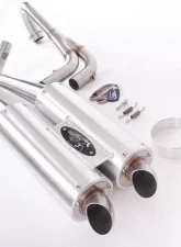 Barkers Performance Full Dual Exhaust Yamaha Grizzly 700 2014-2015                                     - 7AYE-700GRIZ/KOD-DL-16 - Image 5