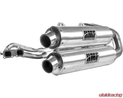 HMF Racing Twin Loop Titan Stainless Exhaust for Polaris RZR XP 2019 - 53559C637487