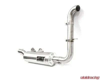 HMF Racing Gun Metal Titan Loud Full Exhaust w/ Billet Endcap Can-Am Outlander 2008-2012 - 714244678888