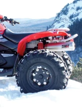 HMF Racing Gun Metal Titan Loud Slip-On Exhaust w/ Billet Endcap Can-Am Outlander | Renegade 2007-2012                                     - 714283608788 - Image 12