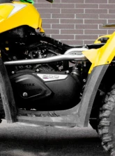 HMF Racing Gun Metal Titan Loud Slip-On Exhaust w/ Billet Endcap Can-Am Outlander | Renegade 2007-2012                                     - 714283608788 - Image 7