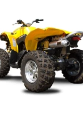 HMF Racing Gun Metal Titan Loud Slip-On Exhaust w/ Billet Endcap Can-Am Outlander | Renegade 2007-2012                                     - 714283608788 - Image 8