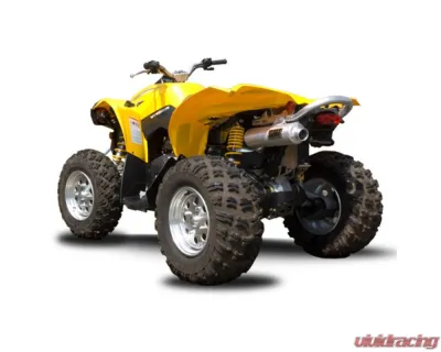 HMF Racing Gun Metal Titan Loud Slip-On Exhaust w/ Billet Endcap Can-Am Outlander | Renegade 2007-2012 - 714283608788