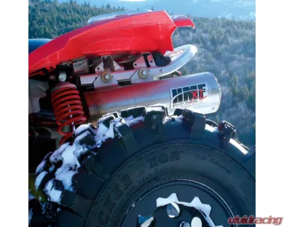 HMF Racing Gun Metal Titan Loud Slip-On Exhaust w/ Billet Endcap Can-Am Outlander | Renegade 2007-2012 - 714283608788