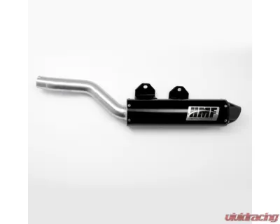 HMF Racing Gun Metal Titan Loud Full Exhaust w/ Billet Endcap Can-Am Outlander 1000 2012-2024 - 714374608888