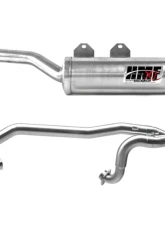 HMF Racing Gun Metal Titan Loud Full Exhaust w/ Billet Endcap Can-Am Outlander 1000 2012-2024                                     - 714374608888 - Image 4