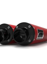 HMF Racing Performance Dual Slip-On Exhaust w/ Black Turn Down Endcap Can-Am Renegade 1000 2012-2025                                     - 014385636672 - Image 13