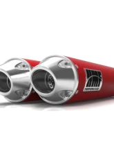 HMF Racing Performance Dual Slip-On Exhaust w/ Polished Euro Endcap Can-Am Renegade 1000 2012-2025                                     - 014385636686 - Image 13