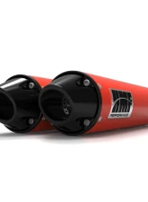 HMF Racing Performance Dual Slip-On Exhaust w/ Black Euro Endcap Can-Am Renegade 1000 2012-2025                                     - 014385637683 - Image 13