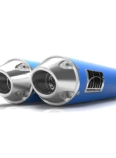 HMF Racing Performance Dual Slip-On Exhaust w/ Polished Euro Endcap Can-Am Renegade 1000 2012-2025                                     - 014385637986 - Image 13