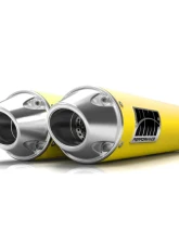 HMF Racing Performance Dual Slip-On Exhaust w/ Polished Euro Endcap Can-Am Renegade 1000 2012-2025                                     - 014385638586 - Image 13