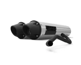 HMF Racing Performance Dual Full Exhaust w/ Blackout Euro Endcap Can-Am Renegade 1000 2012-2025
