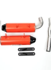 HMF Racing Gun Metal Titan Loud Full Exhaust w/ Billet Endcap Can-Am Renegade 1000 2012-2025                                     - 714384638888 - Image 2